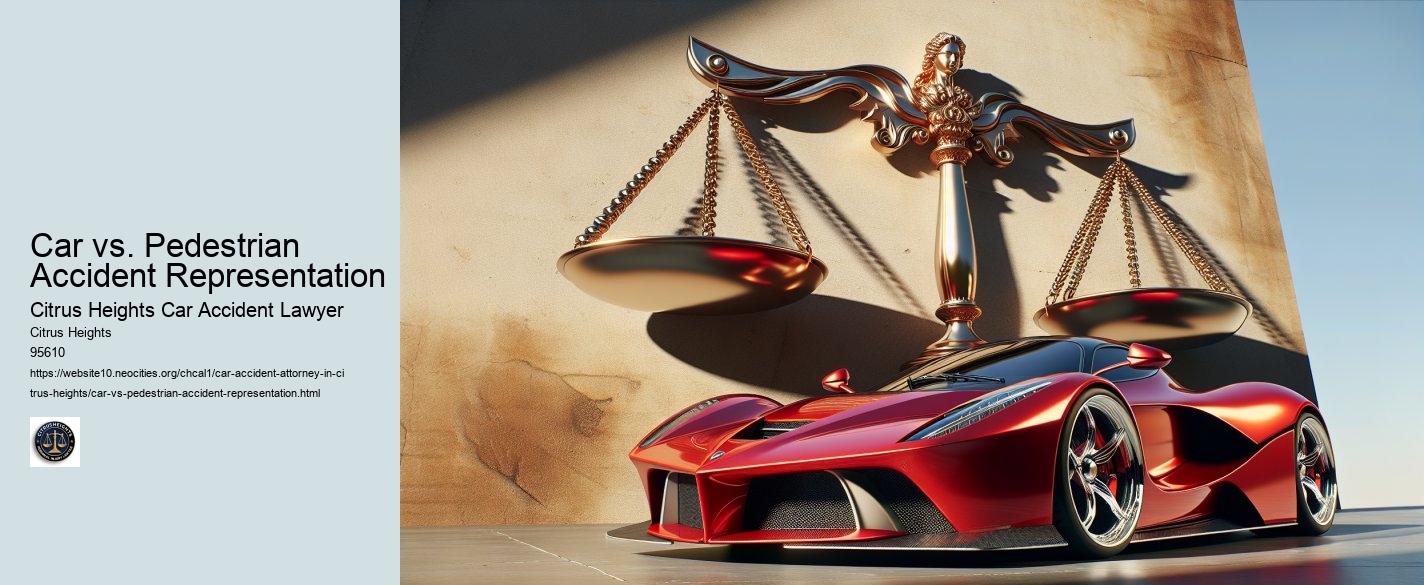Car vs. Pedestrian Accident Representation