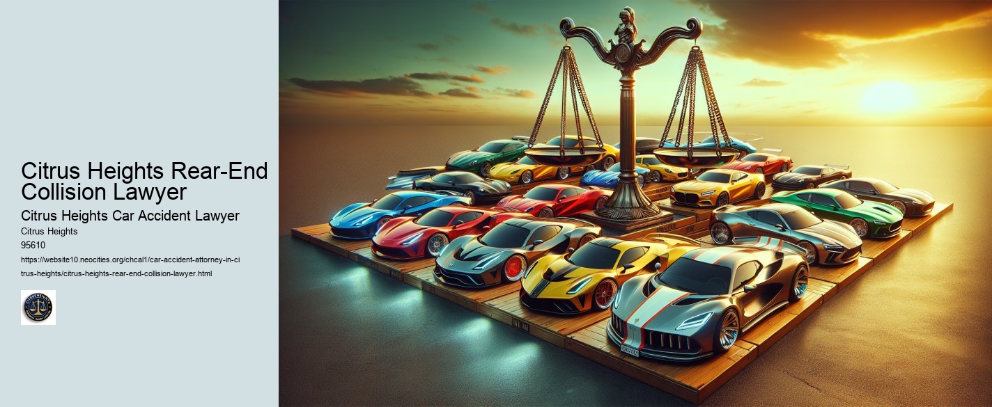 Citrus Heights Rear-End Collision Lawyer