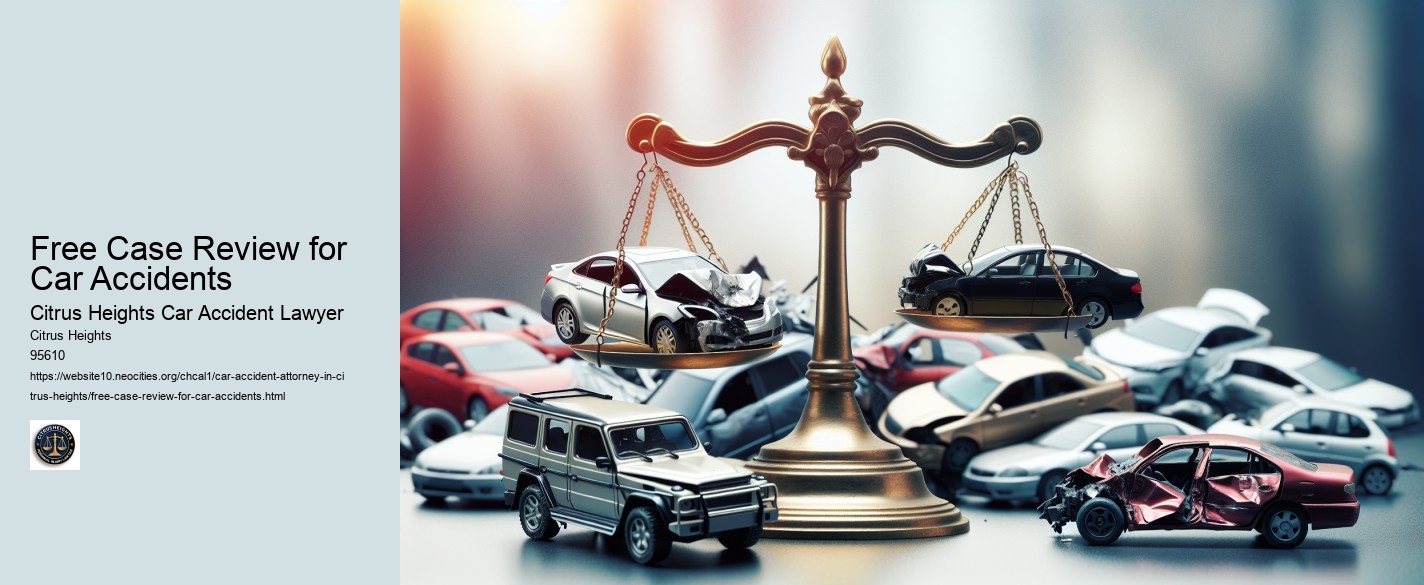 Free Case Review for Car Accidents