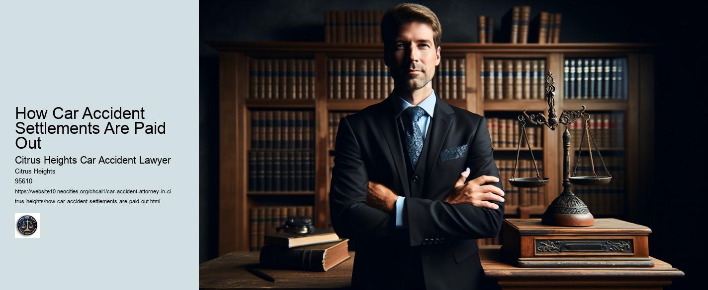 How Car Accident Settlements Are Paid Out