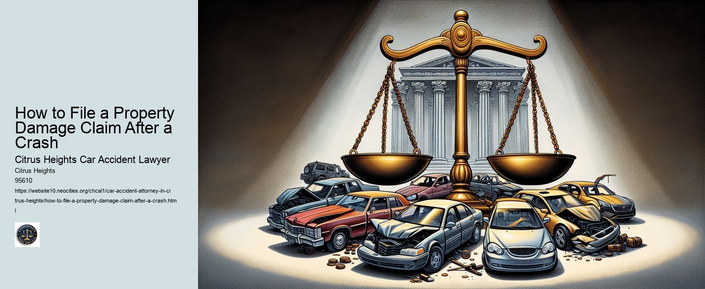 How to File a Property Damage Claim After a Crash