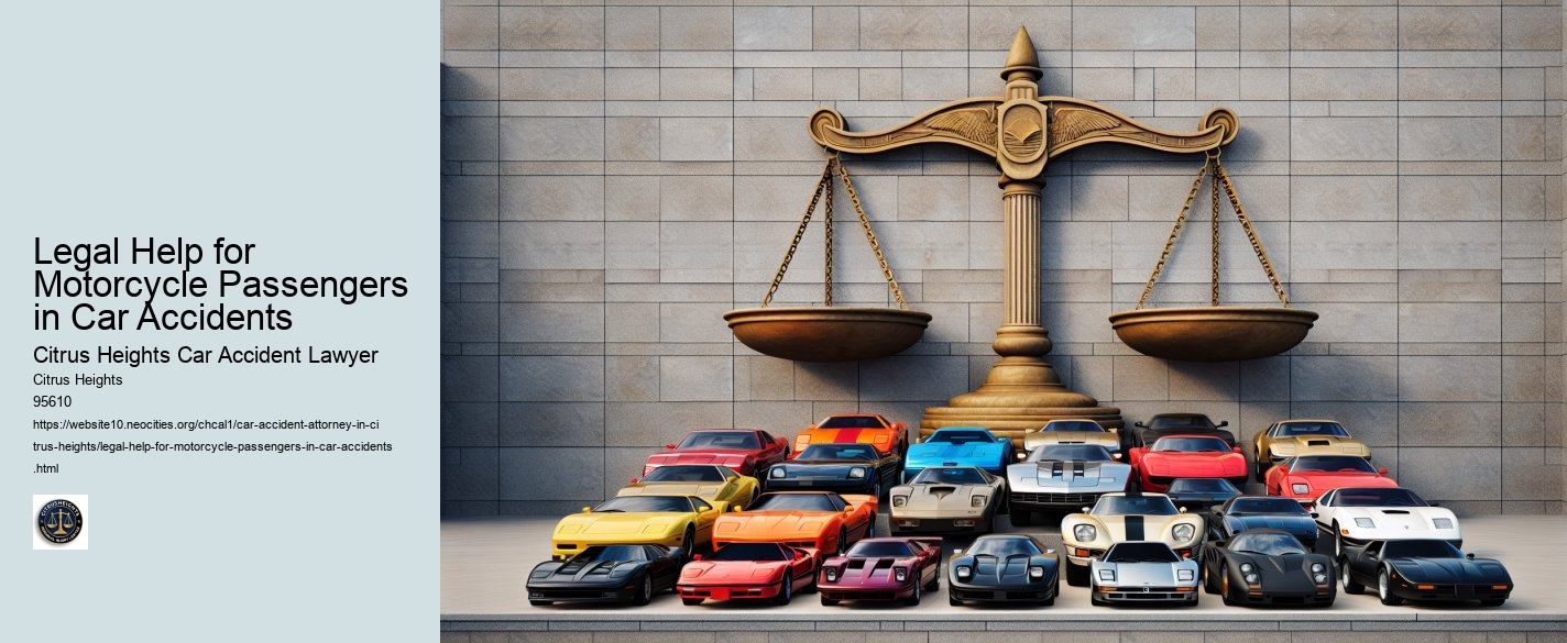 Legal Help for Motorcycle Passengers in Car Accidents